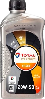 Моторное масло Total Hi-Perf 4T 500 20W50 / 228598 от компании Бесплатная доставка по Беларуси - фото 1