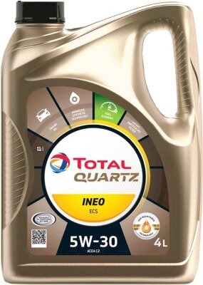 Моторное масло Total Quartz Ineo ECS 5W30 / 151510 / 213685 от компании Бесплатная доставка по Беларуси - фото 1