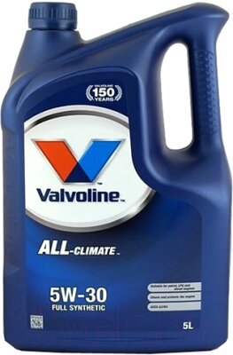 Моторное масло Valvoline All Climate 5W30 / 872286 от компании Бесплатная доставка по Беларуси - фото 1