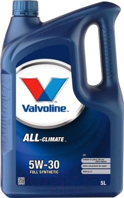 Моторное масло Valvoline All Climate C2/C3 5W30 / 881925 от компании Бесплатная доставка по Беларуси - фото 1