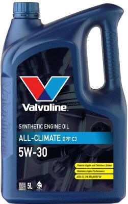 Моторное масло Valvoline All Climate DPF C3 5W30 / 898939 от компании Бесплатная доставка по Беларуси - фото 1