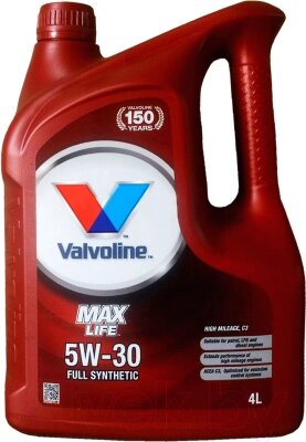 Моторное масло Valvoline Maxlife C3 5W30 / 872368 от компании Бесплатная доставка по Беларуси - фото 1