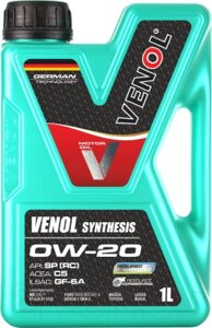 Моторное масло Venol Synthesis 0W20 SP / 271001