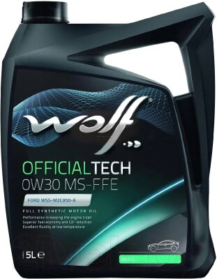 Моторное масло WOLF OfficialTech 0W30 MS-FFE / 65618/5 от компании Бесплатная доставка по Беларуси - фото 1