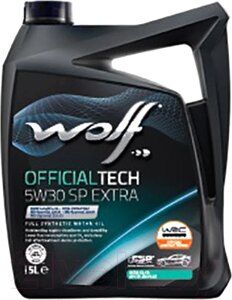 Моторное масло WOLF OfficialTech 5W30 SP Extra / 65648/4