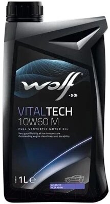 Моторное масло WOLF VitalTech 10W60 M / 16128/1 от компании Бесплатная доставка по Беларуси - фото 1