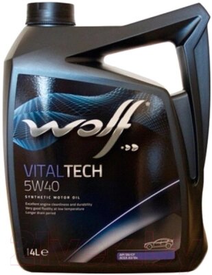 Моторное масло WOLF VitalTech 5W40 B4 Diesel / 26116/4 от компании Бесплатная доставка по Беларуси - фото 1