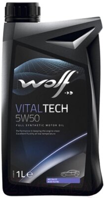 Моторное масло WOLF VitalTech 5W50 / 23117/1 от компании Бесплатная доставка по Беларуси - фото 1