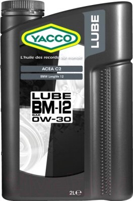 Моторное масло Yacco Lube BM12 0W30 от компании Бесплатная доставка по Беларуси - фото 1