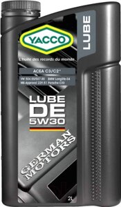 Моторное масло Yacco Lube DE 5W30