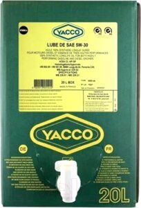 Моторное масло Yacco Lube DE 5W30