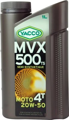 Моторное масло Yacco MVX 500 TS 4T 20W50 от компании Бесплатная доставка по Беларуси - фото 1