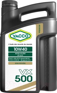 Моторное масло Yacco VX 500 10W40