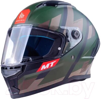 Мотошлем MT Helmets Stinger 2 Register от компании Бесплатная доставка по Беларуси - фото 1