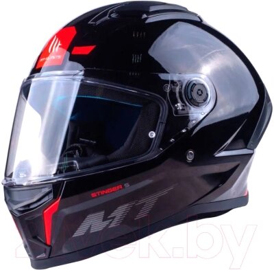 Мотошлем MT Helmets Stinger 2 Solid от компании Бесплатная доставка по Беларуси - фото 1