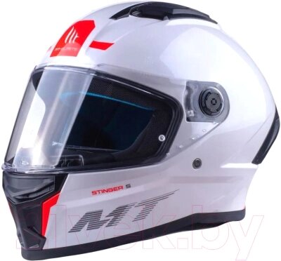 Мотошлем MT Helmets Stinger 2 Solid от компании Бесплатная доставка по Беларуси - фото 1