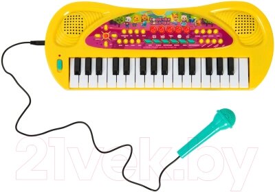 Музыкальная игрушка Кошечки-Собачки Синтезатор с микрофоном / 38370 от компании Бесплатная доставка по Беларуси - фото 1