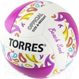 Мяч волейбольный Torres Beach Sand Pink / V32085B