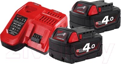 Набор аккумуляторов для электроинструмента Milwaukee M18 NRG-402 / 4933459215 от компании Бесплатная доставка по Беларуси - фото 1