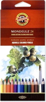 Набор акварельных карандашей Koh-i-Noor Mondeluz / 3718024001 от компании Бесплатная доставка по Беларуси - фото 1