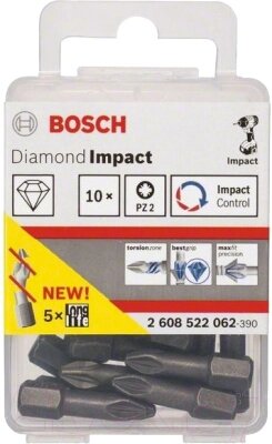 Набор бит Bosch 2.608.522.062 от компании Бесплатная доставка по Беларуси - фото 1