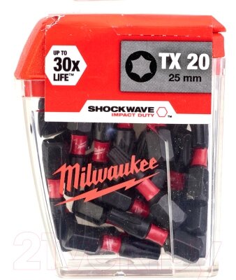 Набор бит Milwaukee Shockwave Impact Duty 4932430875 от компании Бесплатная доставка по Беларуси - фото 1