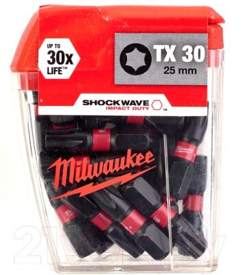 Набор бит Milwaukee Shockwave Impact Duty 4932430886 от компании Бесплатная доставка по Беларуси - фото 1