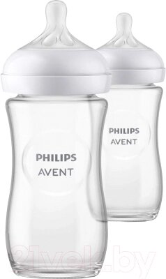 Набор бутылочек для кормления Philips AVENT AVENT Natural Response / SCY933/02 от компании Бесплатная доставка по Беларуси - фото 1