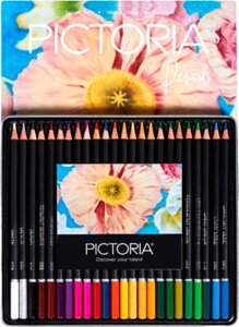 Набор цветных карандашей Pictoria Botanica CPS24B