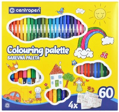 Набор для рисования Centropen Colouring Palette Набор для маленьких художников / 9396/1 от компании Бесплатная доставка по Беларуси - фото 1