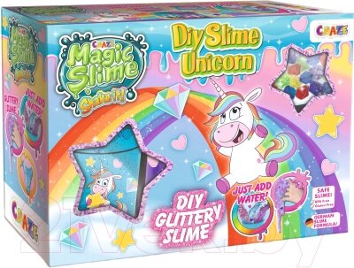 Набор для создания слайма Craze Magic Slime Сверкающий единорожка / 23174 от компании Бесплатная доставка по Беларуси - фото 1