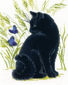 Набор для вышивания Риолис Черный кот / 2001Р