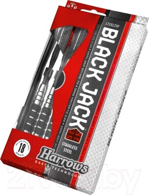 Набор дротиков для дартса Harrows Black Jack 3x20gK от компании Бесплатная доставка по Беларуси - фото 1