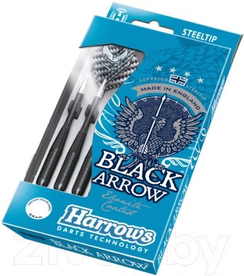 Набор дротиков для дартса Harrows Steeltip Black Arrows / 842HRED10621 от компании Бесплатная доставка по Беларуси - фото 1