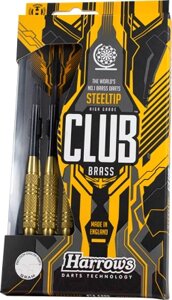 Набор дротиков для дартса Harrows Steeltip Club Brass / 5635/ 842HRED10724