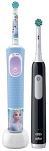 Набор электрических зубных щеток Pro 1 Black + Oral-B Pro Frozen