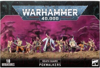 Набор фигурок для настольной игры Games Workshop Death Guard: Poxwalkers / 43-76 от компании Бесплатная доставка по Беларуси - фото 1