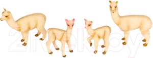 Набор фигурок коллекционных Masai Mara Мир диких животных. Семья альпак / MM211-211