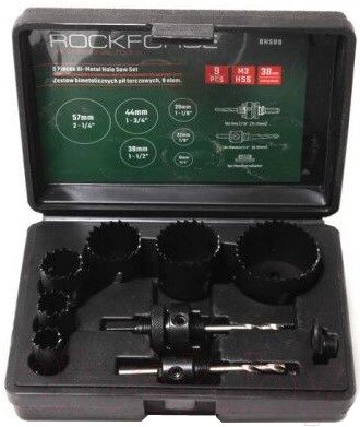 Набор коронок RockForce RF-BHS09 от компании Бесплатная доставка по Беларуси - фото 1