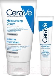 Набор косметики для лица CeraVe Крем для сухой кожи+Крем для век Для всех типов кожи