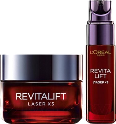 Набор косметики для лица L'Oreal Paris Dermo Expertise Revitalift Крем 50мл+Сыворотка для лица 30мл от компании Бесплатная доставка по Беларуси - фото 1