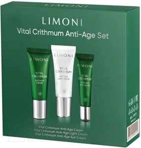 Набор косметики для лица Limoni Vital Crithmum Anti-Age Care Крем+Крем Light+Крем для век