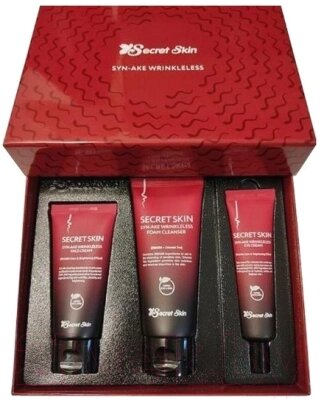 Набор косметики для лица Secret skin Syn-Ake Wrinkleless 3 set от компании Бесплатная доставка по Беларуси - фото 1