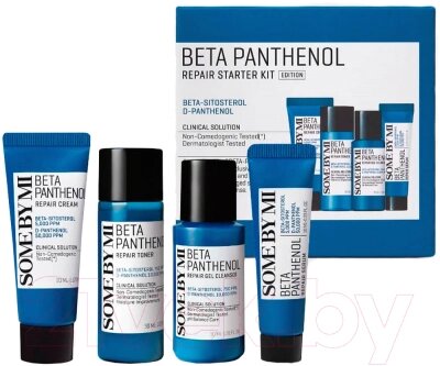 Набор косметики для лица Some By Mi Beta Panthenol Repair гель для умывания+тонер+сыворотка+крем от компании Бесплатная доставка по Беларуси - фото 1