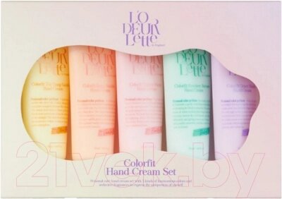 Набор косметики для тела L'odeurlette In England Colorfit Hand Cream Set от компании Бесплатная доставка по Беларуси - фото 1