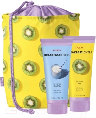 Набор косметики для тела Pupa Breakfast Lovers Fragrance Kiwi+Oat Milk от компании Бесплатная доставка по Беларуси - фото 1