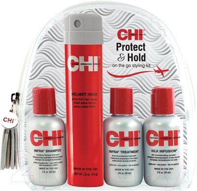 Набор косметики для волос CHI Protect & Hold Travel Kit от компании Бесплатная доставка по Беларуси - фото 1