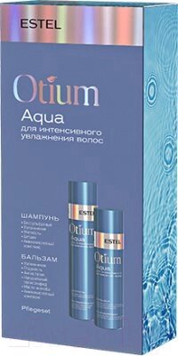 Набор косметики для волос Estel Otium Aqua для интенсивного увлажнения волос Шампунь+Бальзам от компании Бесплатная доставка по Беларуси - фото 1