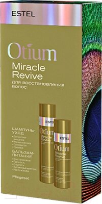 Набор косметики для волос Estel Otium Miracle Revive для восстановления волос Шампунь+Бальзам от компании Бесплатная доставка по Беларуси - фото 1