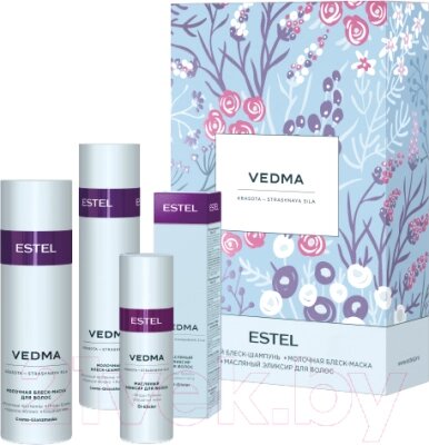 Набор косметики для волос Estel Vedma шампунь 25мл+маска 200мл+масло-эликсир 50мл